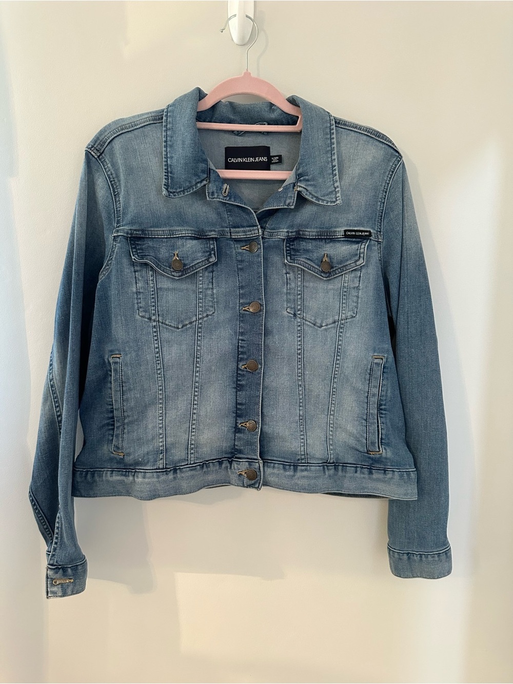 Calvin Klein Jeans Faded Blue Denim Jacket